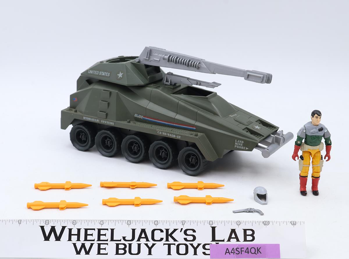 Persuader W/ Backstop Complete GI Joe 1987 Hasbro Vintage Action Figure Vehicle