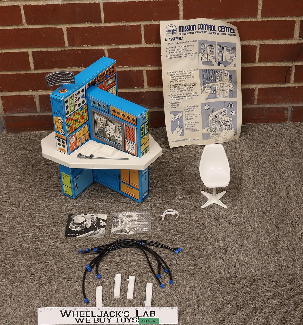 Mission Control Center Complete Six Million Dollar Man 1976 Kenner Vtg Playset