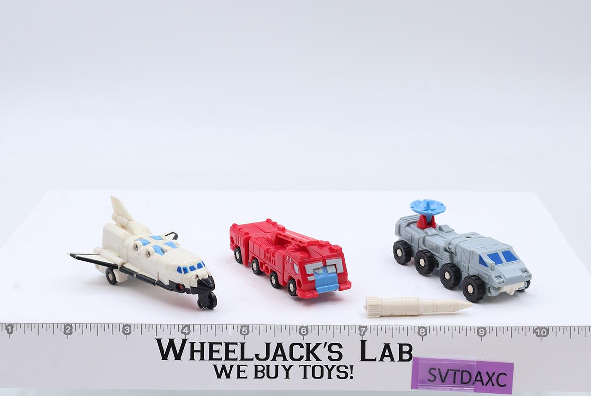 Astro Squad 100% Complete Micromaster Vintage 1990 G1 Transformers Hasbro