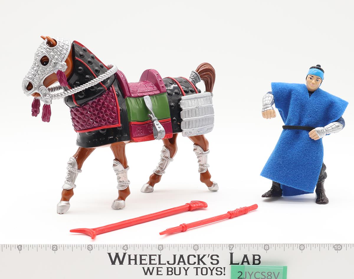 Samurai Rebel War Horse 100% Complete TMNT Movie III 1992 Playmates Figure