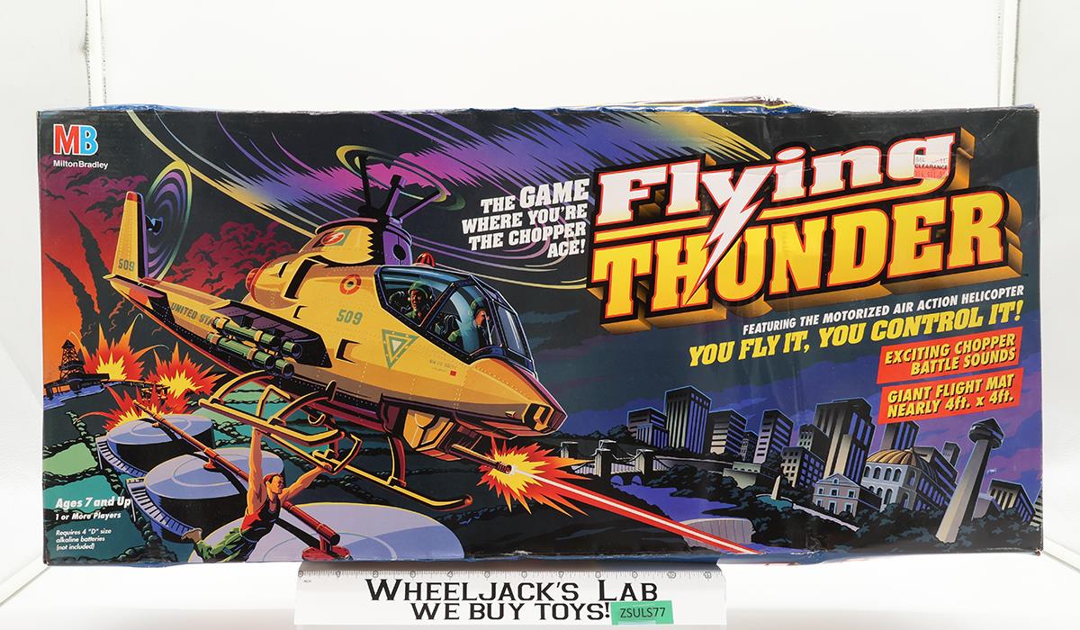 Flying Thunder Motorized Helicopter 1992 Milton Bradley Vintage NEW SEALED