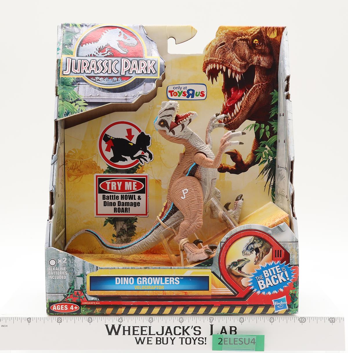 Velociraptor Jurassic Park Dino Growlers 2012 Hasbro Action Figure NEW SEALED