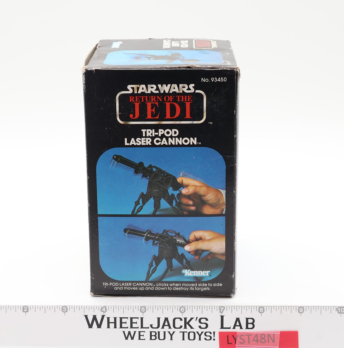 Tri-Pod Laser Cannon 100% Complete W/Box Star Wars ROTJ 1983 Kenner Vehicle