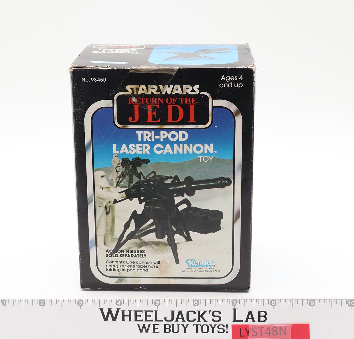 Tri-Pod Laser Cannon 100% Complete W/Box Star Wars ROTJ 1983 Kenner Vehicle