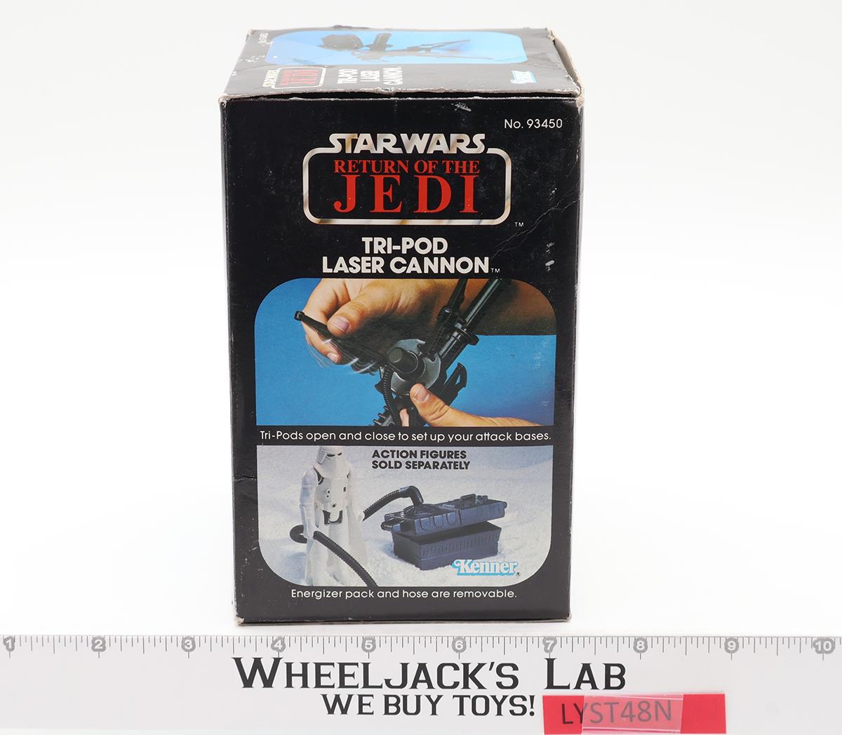 Tri-Pod Laser Cannon 100% Complete W/Box Star Wars ROTJ 1983 Kenner Vehicle