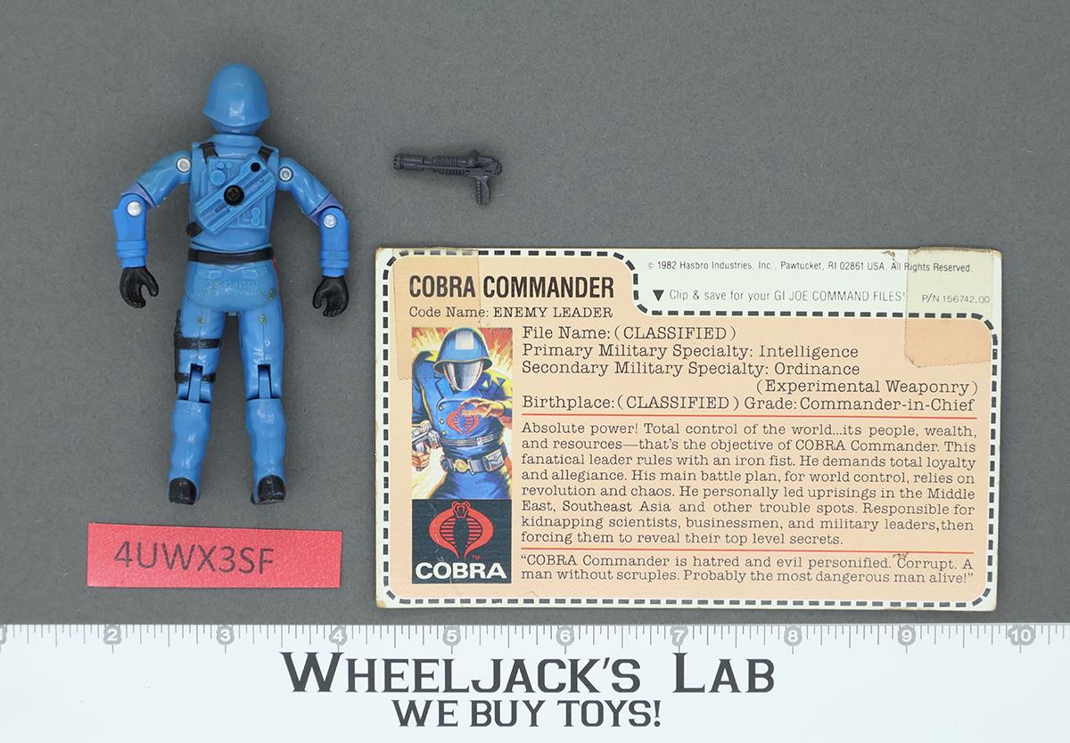 Cobra Commander V1.5 100% Complete 1983 G.I. Joe Hasbro Vintage Action Figure