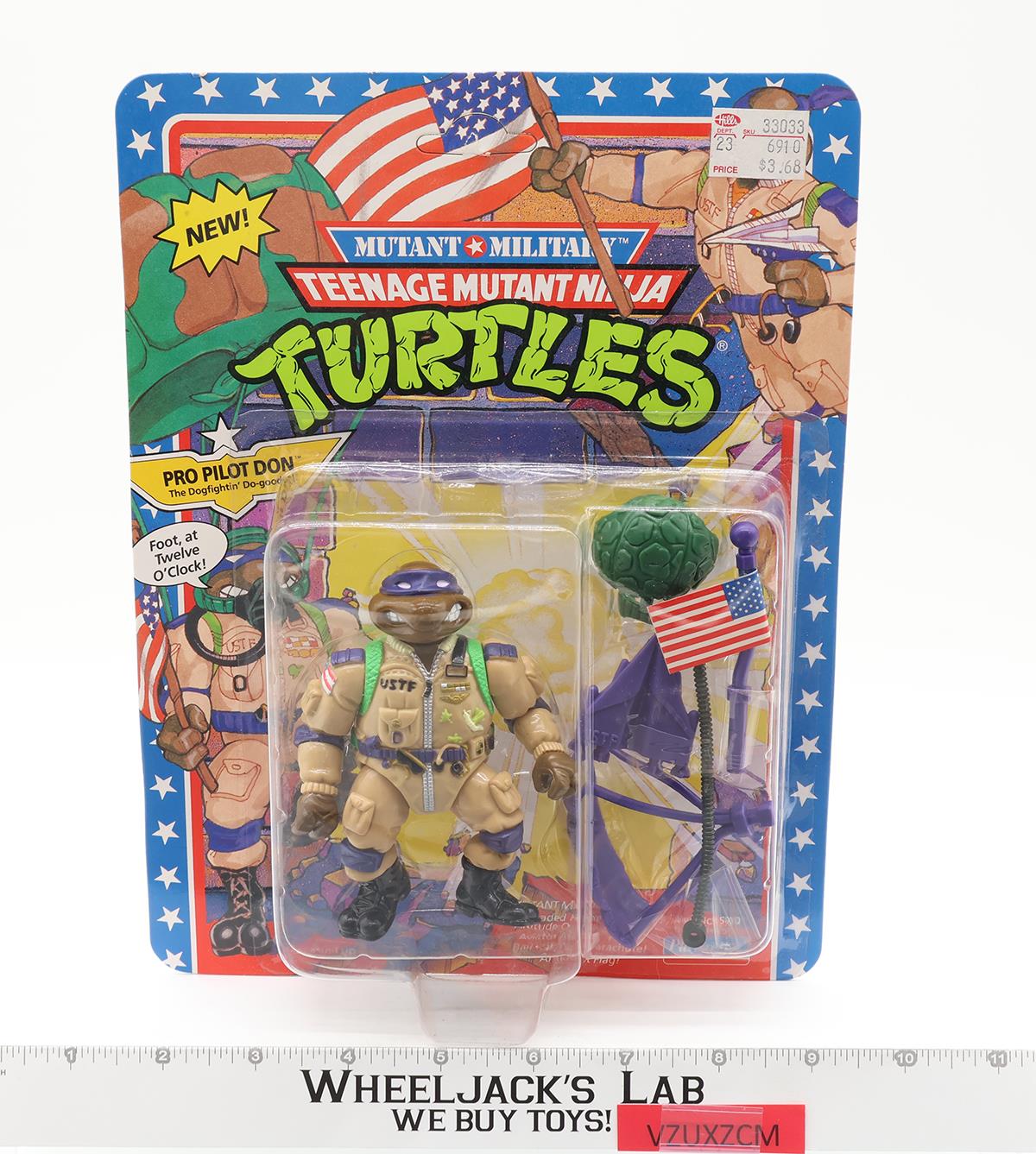 Pro Pilot Don Mutant Military Teenage Ninja Turtles TMNT Playmates NEW SEALED