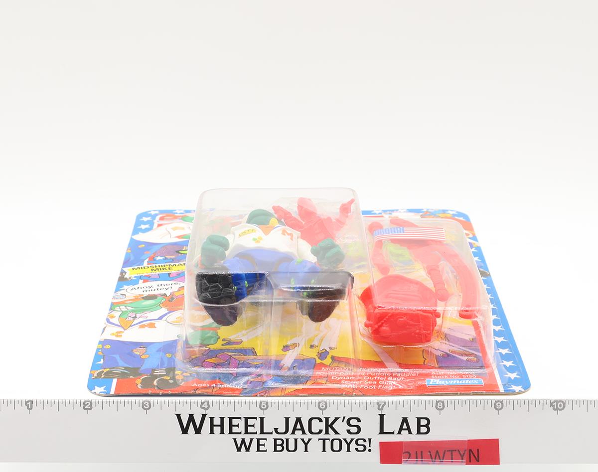 Midshipman Mike Teenage Mutant Ninja Turtles TMNT 1991 Playmates MOSC UNPUNCHED