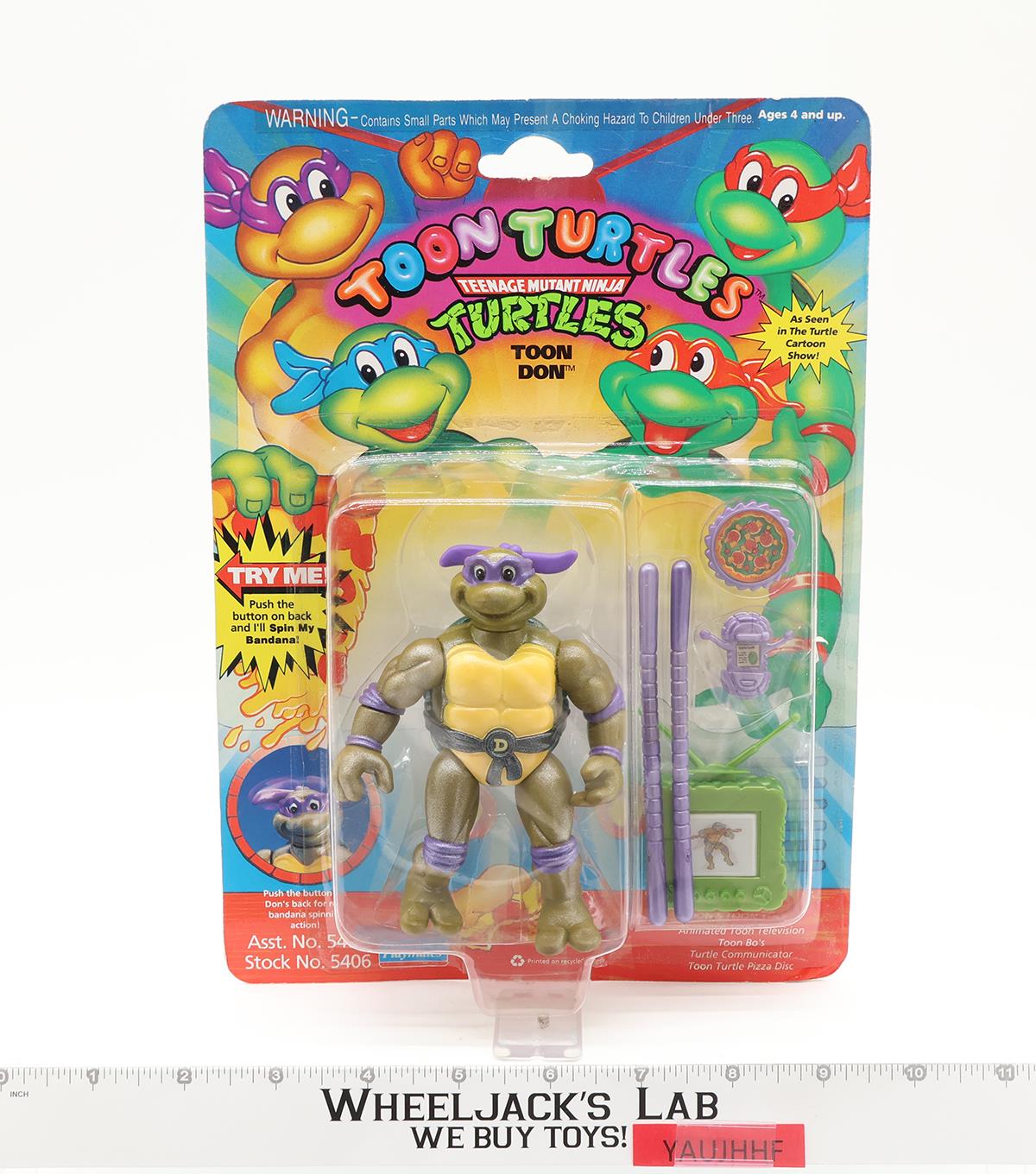Toon Don Teenage Mutant Ninja Turtles TMNT 1992 Playmates Figure NEW SEALED