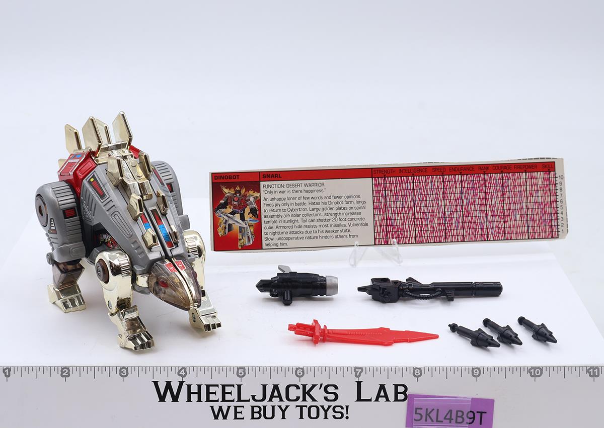 Snarl 100% Complete Vintage 1985 G1 Transformers Hasbro Action Figure