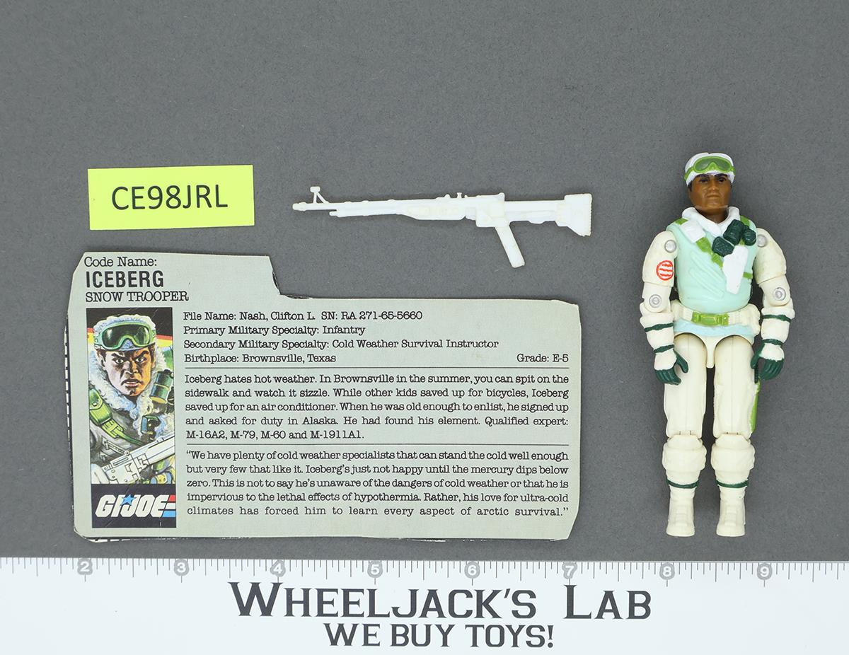 Iceberg V1 100% Complete G.I. Joe 1986 Hasbro Vintage Action Figure