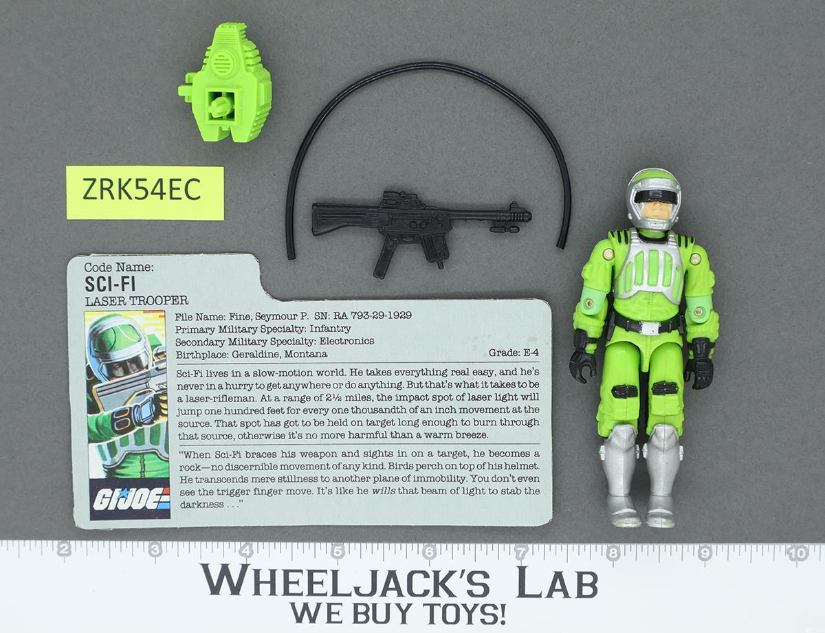 Sci-Fi V1 100% Complete G.I. Joe 1986 Hasbro Vintage Action Figure