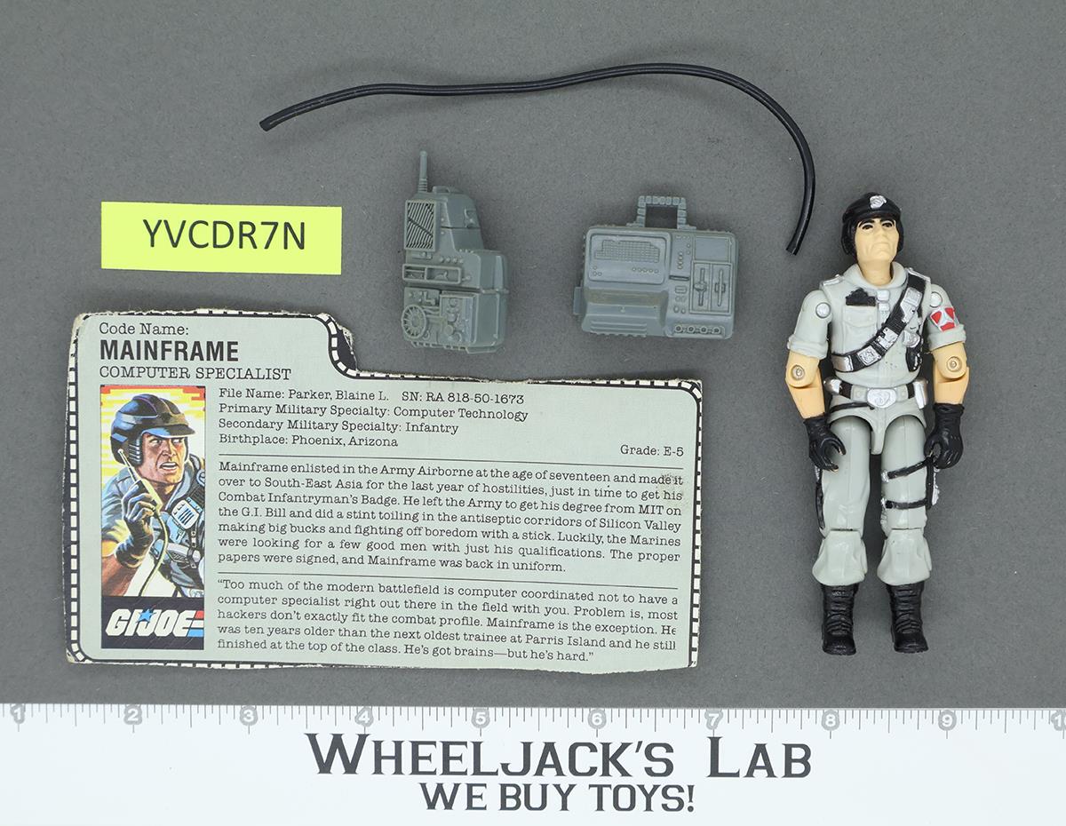 Mainframe V1 100% Complete G.I. Joe 1986 Hasbro Vintage Action Figure