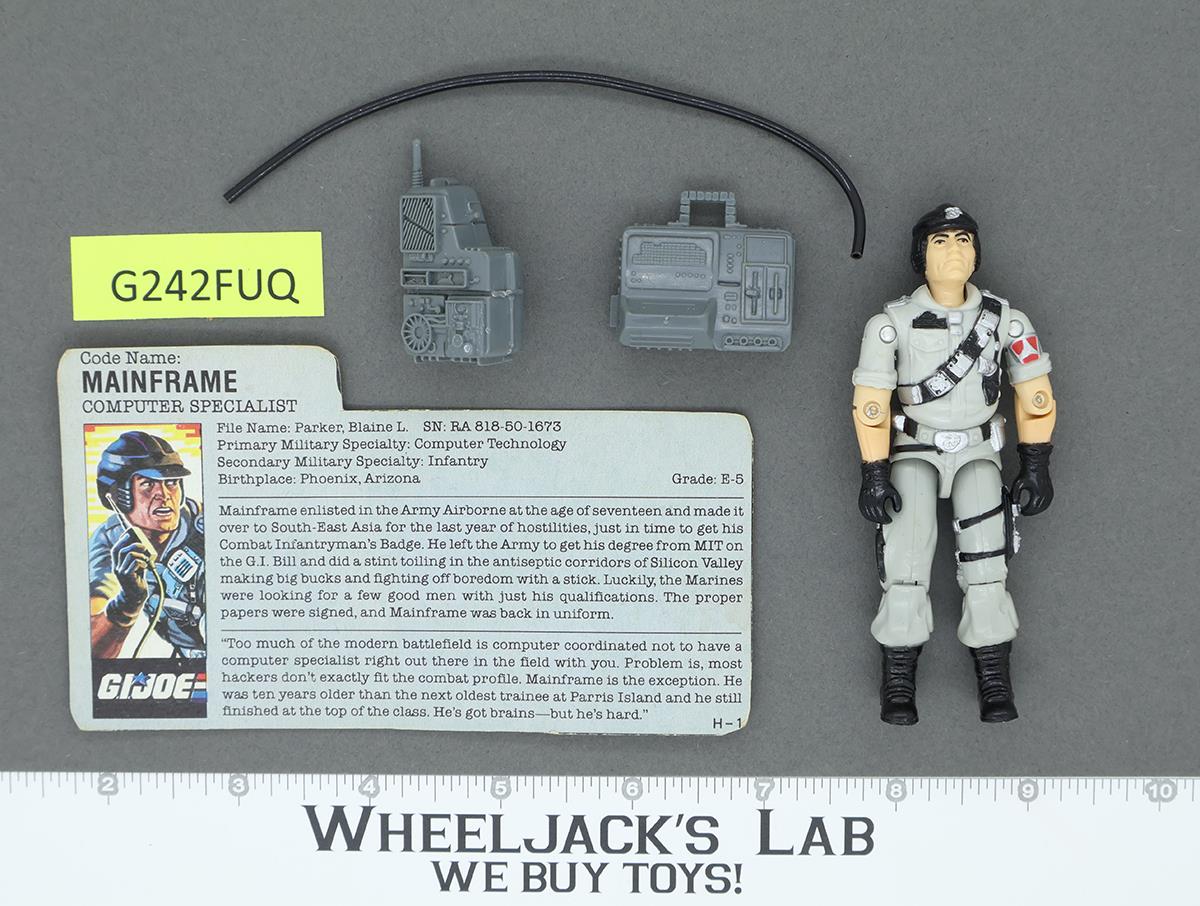 Mainframe V1 100% Complete G.I. Joe 1986 Hasbro Vintage Action Figure