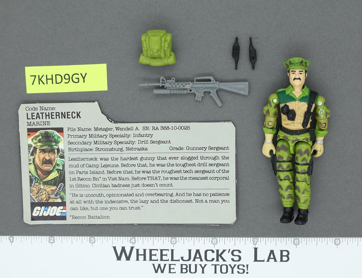 Leatherneck V1 100% Complete G.I. Joe 1986 Hasbro Vintage Action Figure