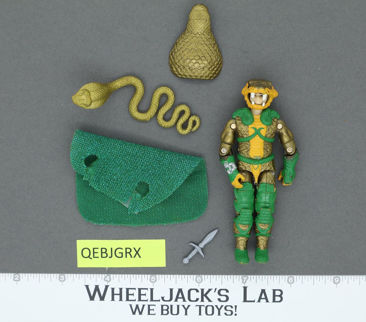 Serpentor V1 100% Complete G.I. Joe 1986 Hasbro Vintage Action Figure