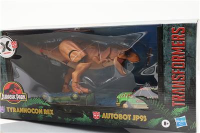 Tyrannocon Rex & Autobot JP93 Transformers x Jurassic Park Hasbro