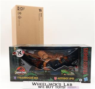 Tyrannocon Rex & Autobot JP93 Transformers x Jurassic Park Hasbro