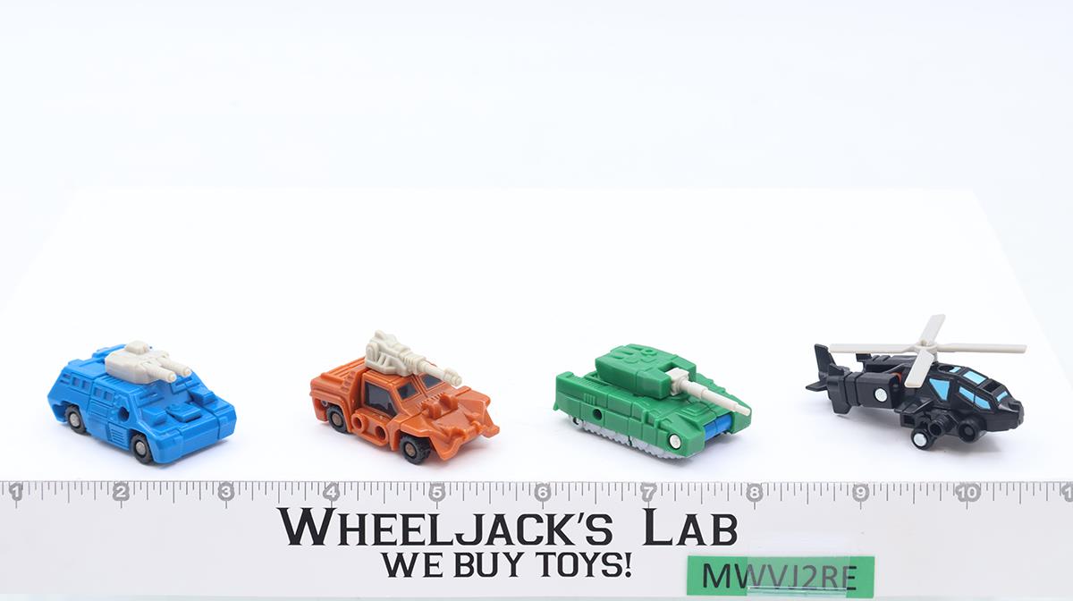 Military Patrol W CARDBACK Micromaster Vintage Hasbro 1990 G1 Transformers