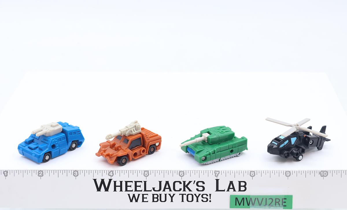 Military Patrol W CARDBACK Micromaster Vintage Hasbro 1990 G1 Transformers