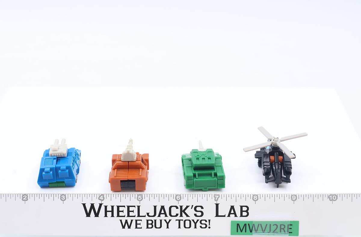 Military Patrol W CARDBACK Micromaster Vintage Hasbro 1990 G1 Transformers