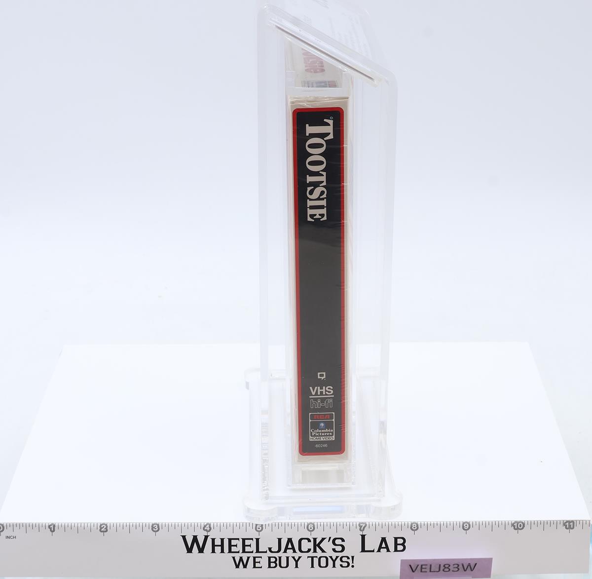 Tootsie 1982,1985 Side-Loader Butterfly Sticker Seal RCA Beckett 8.0 VHS