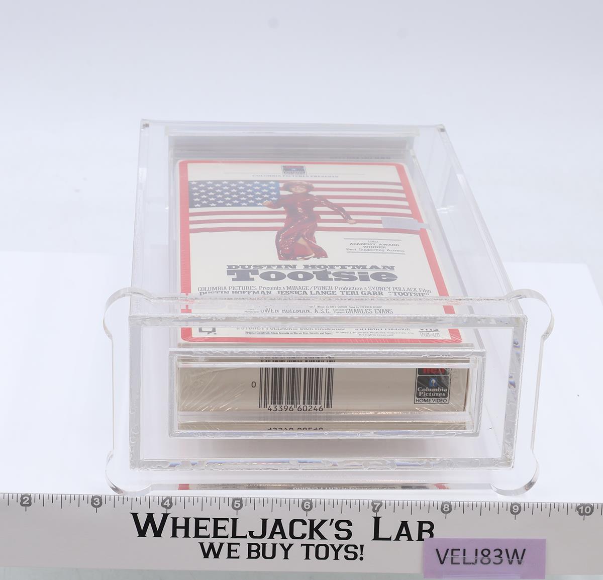 Tootsie 1982,1985 Side-Loader Butterfly Sticker Seal RCA Beckett 8.0 VHS