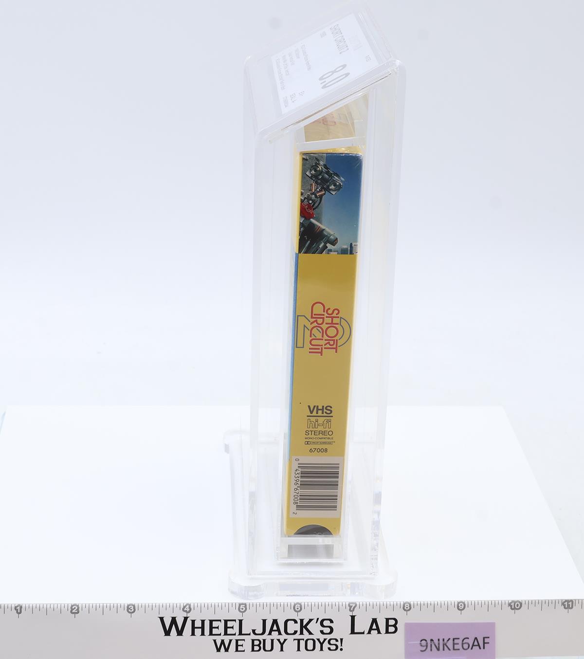 Short Circuit 2 1988,1988 Slipcover RCA Columbia Beckett 8.0 / A- VHS