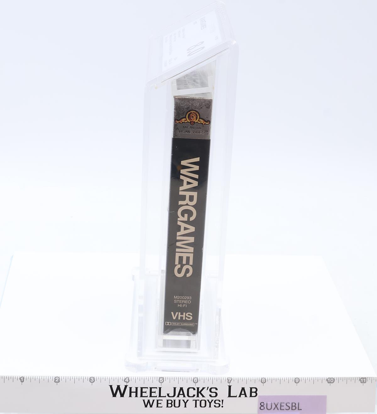 Wargames 1983,1988 Slipcover Butterfly Sticker Seal MGM Beckett 8.0 / A- VHS