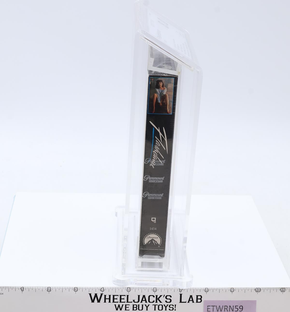 Flashdance 1983,1991 Slipcover Hologram Sticker Seal Beckett 8.0 / A- VHS