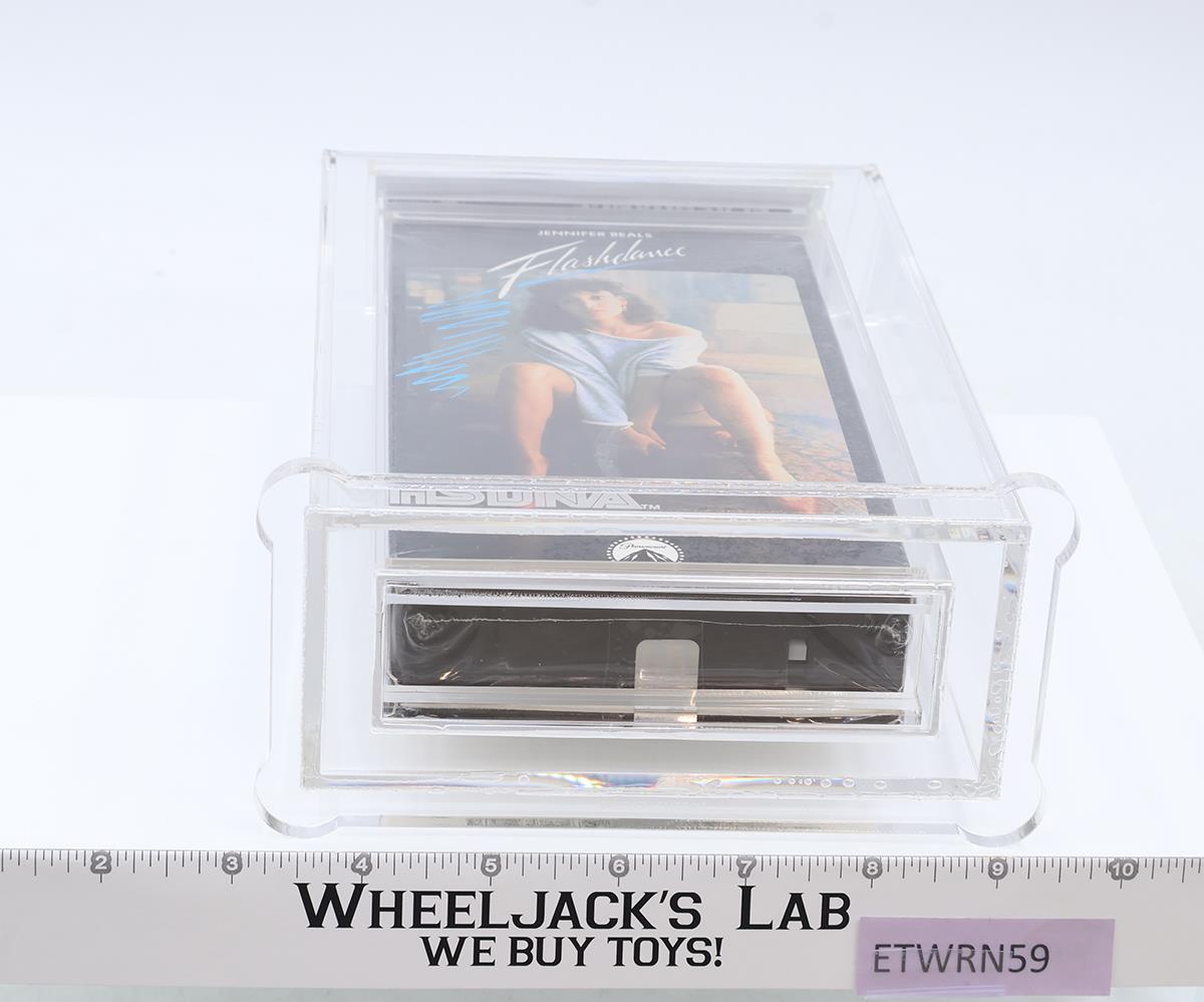 Flashdance 1983,1991 Slipcover Hologram Sticker Seal Beckett 8.0 / A- VHS