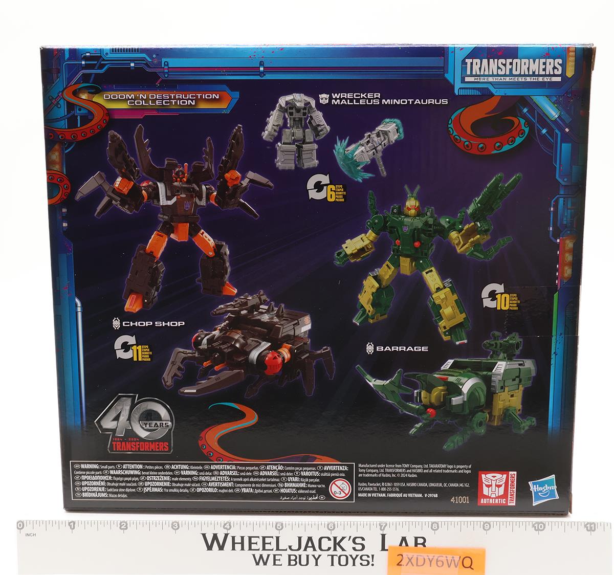 Doom 'n Destruction 3-Pack Transformers Legacy United 2024 Hasbro NEW SEALED