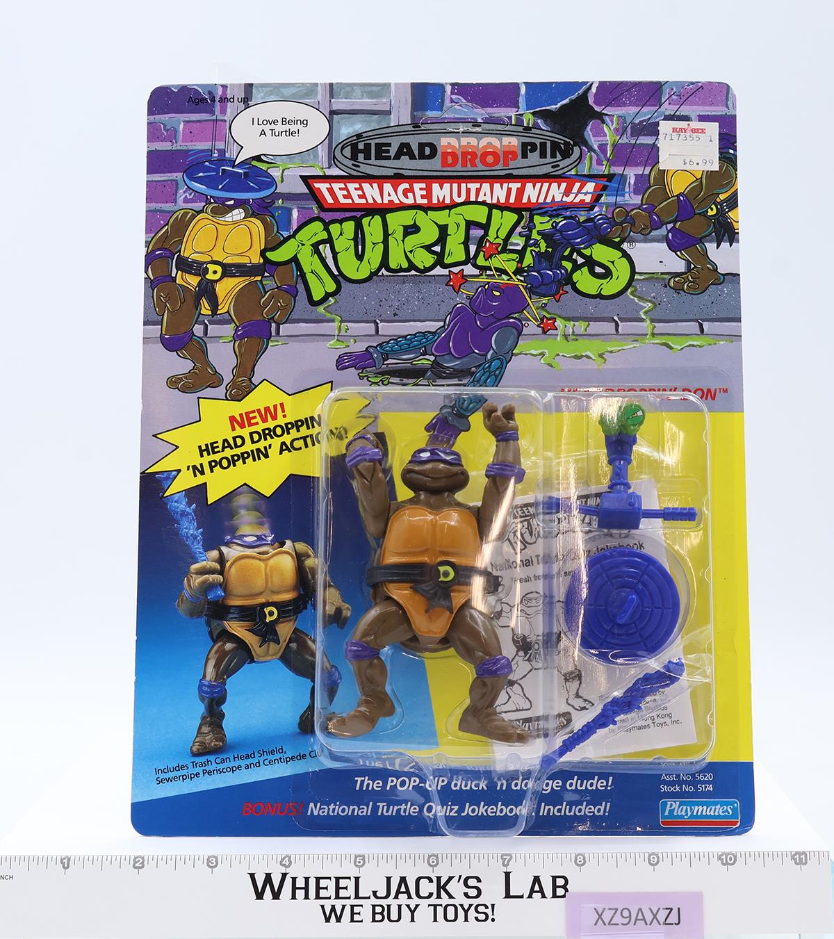 Head Droppin' Don Teenage Mutant Ninja Turtle TMNT 1991 Playmates NEW SEALED