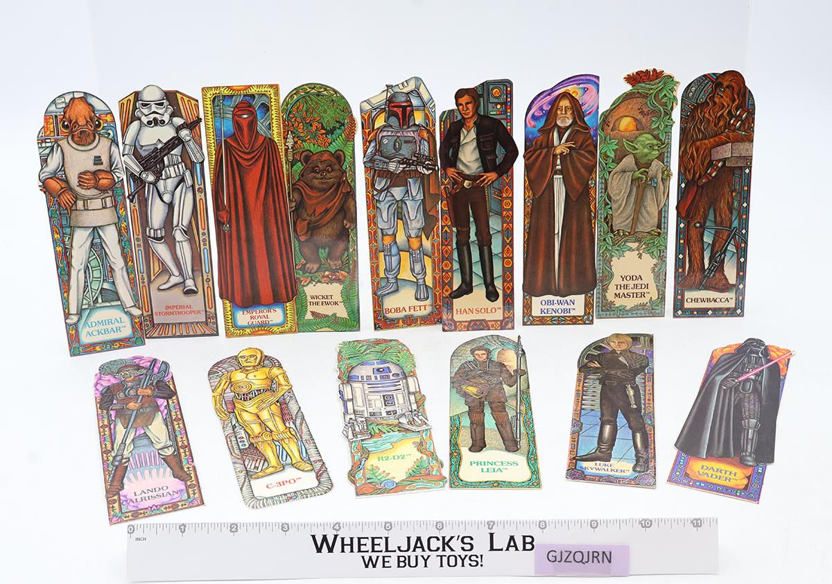 Set of 15 Star Wars Return of the Jedi Bookmarks 1983 Random House Vintage