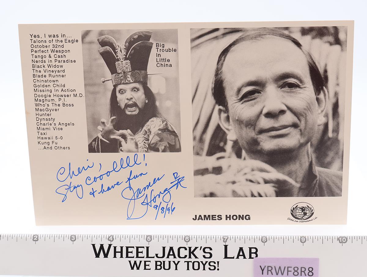 David Lo Pan Big Trouble in Little China James Hong AUTOGRAPHED 6x8 Photo