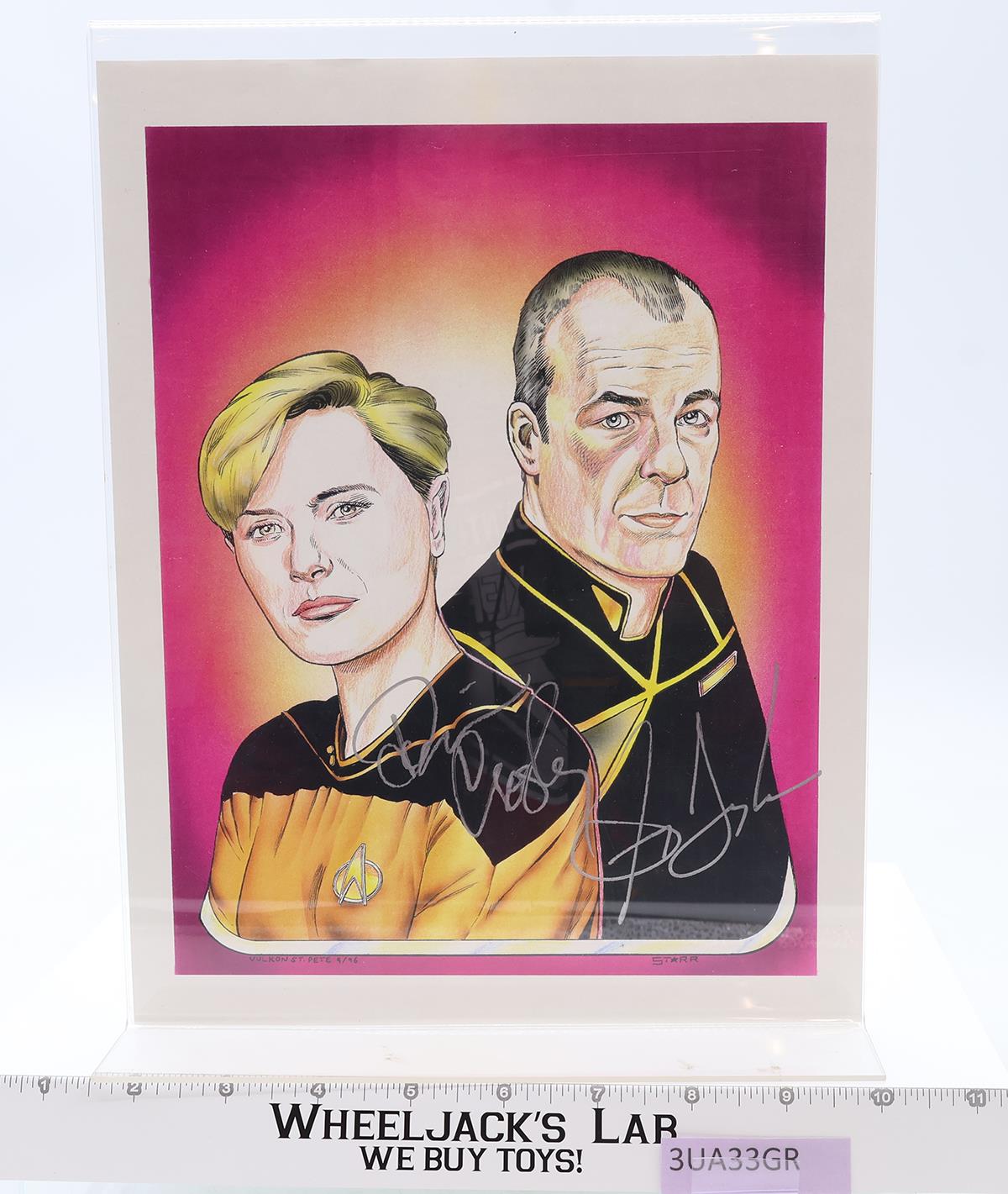 Tasha / Michael Star Trek Babylon 5 Crosby / Doyle  AUTOGRAPHED 8x10 Photo