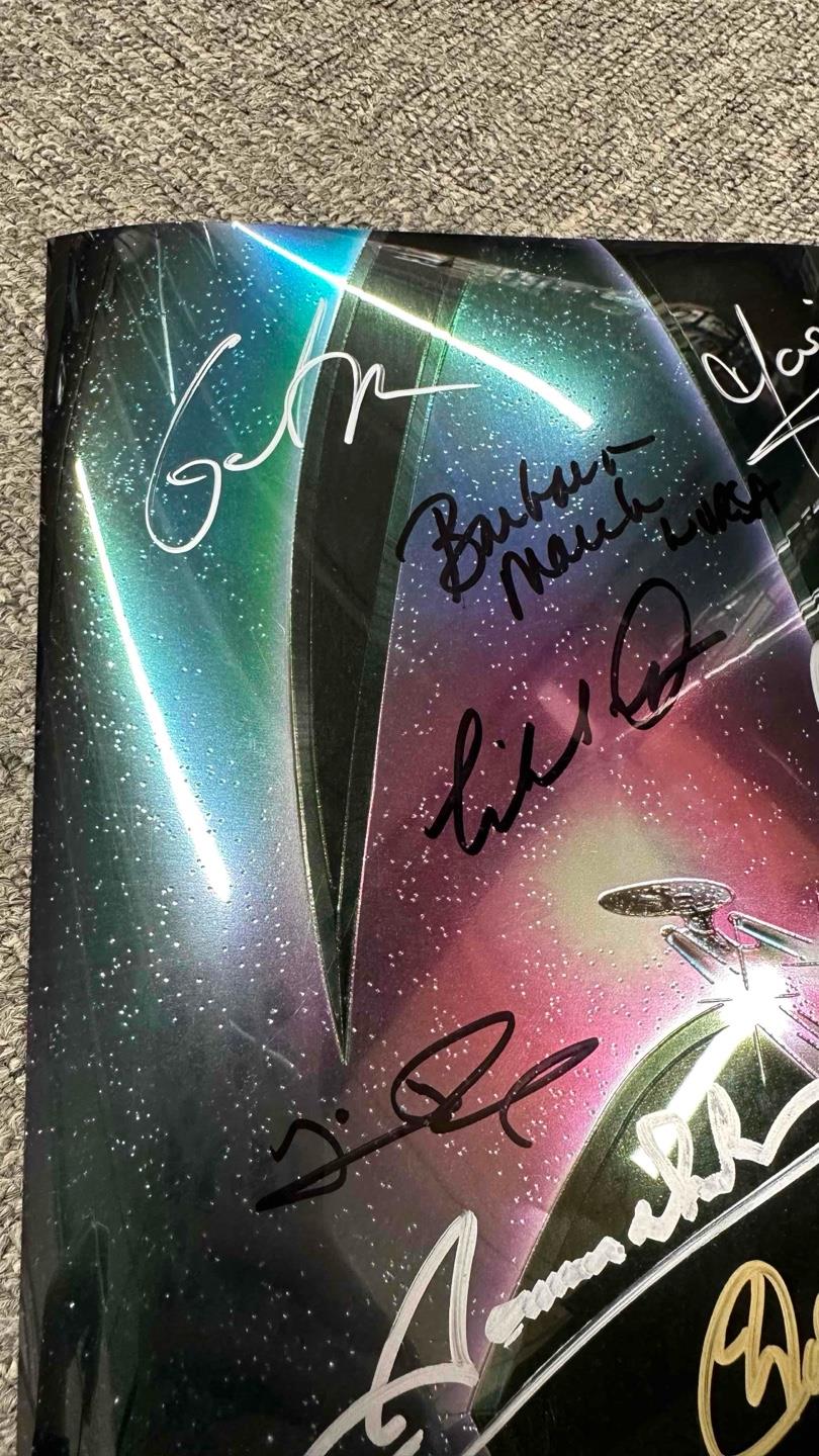 Cast of Star Trek Generations Signed AUTOGRAPHED Sirtis Doohan Koenig Dorn Russ