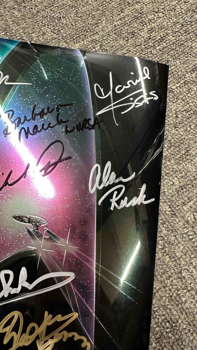 Cast of Star Trek Generations Signed AUTOGRAPHED Sirtis Doohan Koenig Dorn Russ