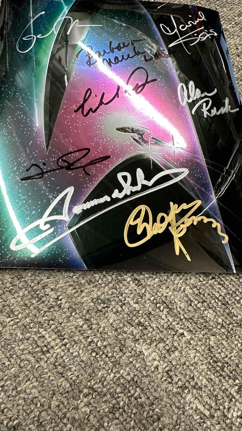 Cast of Star Trek Generations Signed AUTOGRAPHED Sirtis Doohan Koenig Dorn Russ