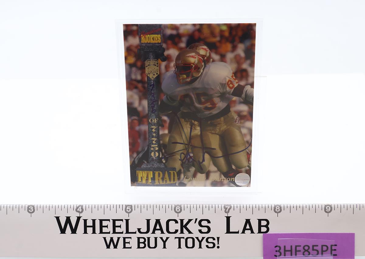 Lonnie Johnson Florida State AUTOGRAPHED 1994 Signature Rookies NFL Trading Card