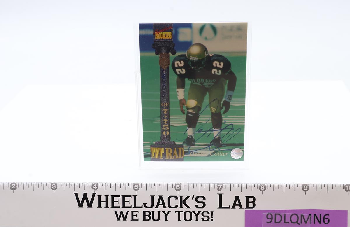 Dennis Collier Tetrad AUTOGRAPHED 1994 Signature Rookies NFL Trading Card