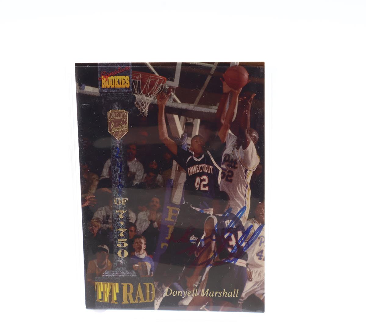 Jimmy King Draft Day AUTOGRAPHED 1995 Signature Rookies NBL Trading Card