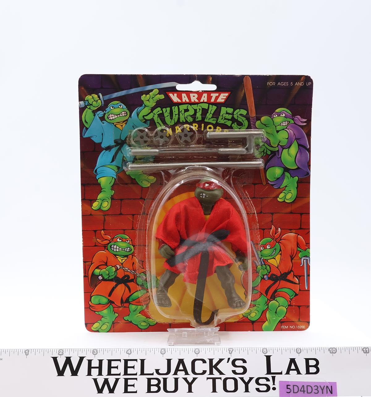 Raphael Karate Turtles Warriors TMNT KO Unbranded Made in China NEW MOC