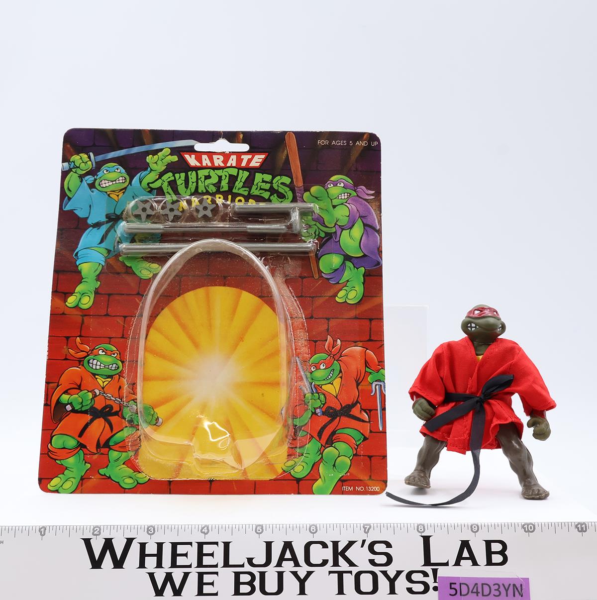 Raphael Karate Turtles Warriors TMNT KO Unbranded Made in China NEW MOC