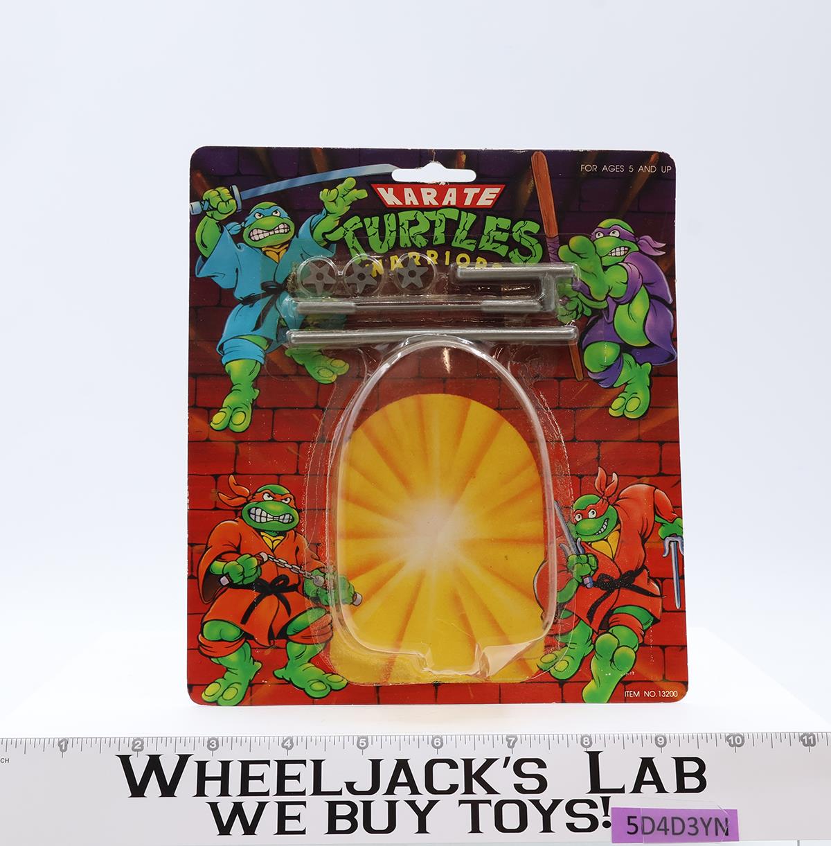 Raphael Karate Turtles Warriors TMNT KO Unbranded Made in China NEW MOC