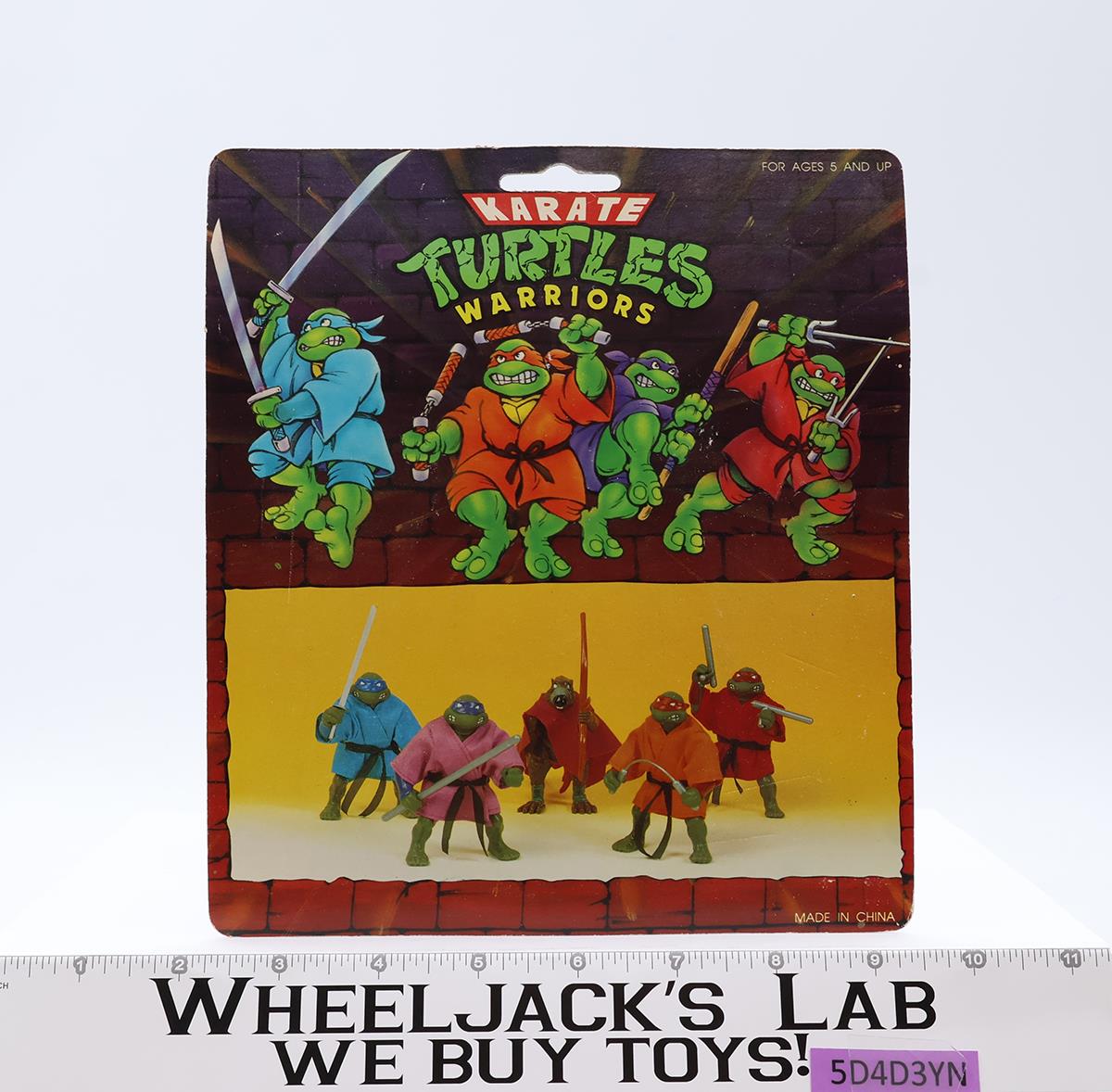 Raphael Karate Turtles Warriors TMNT KO Unbranded Made in China NEW MOC