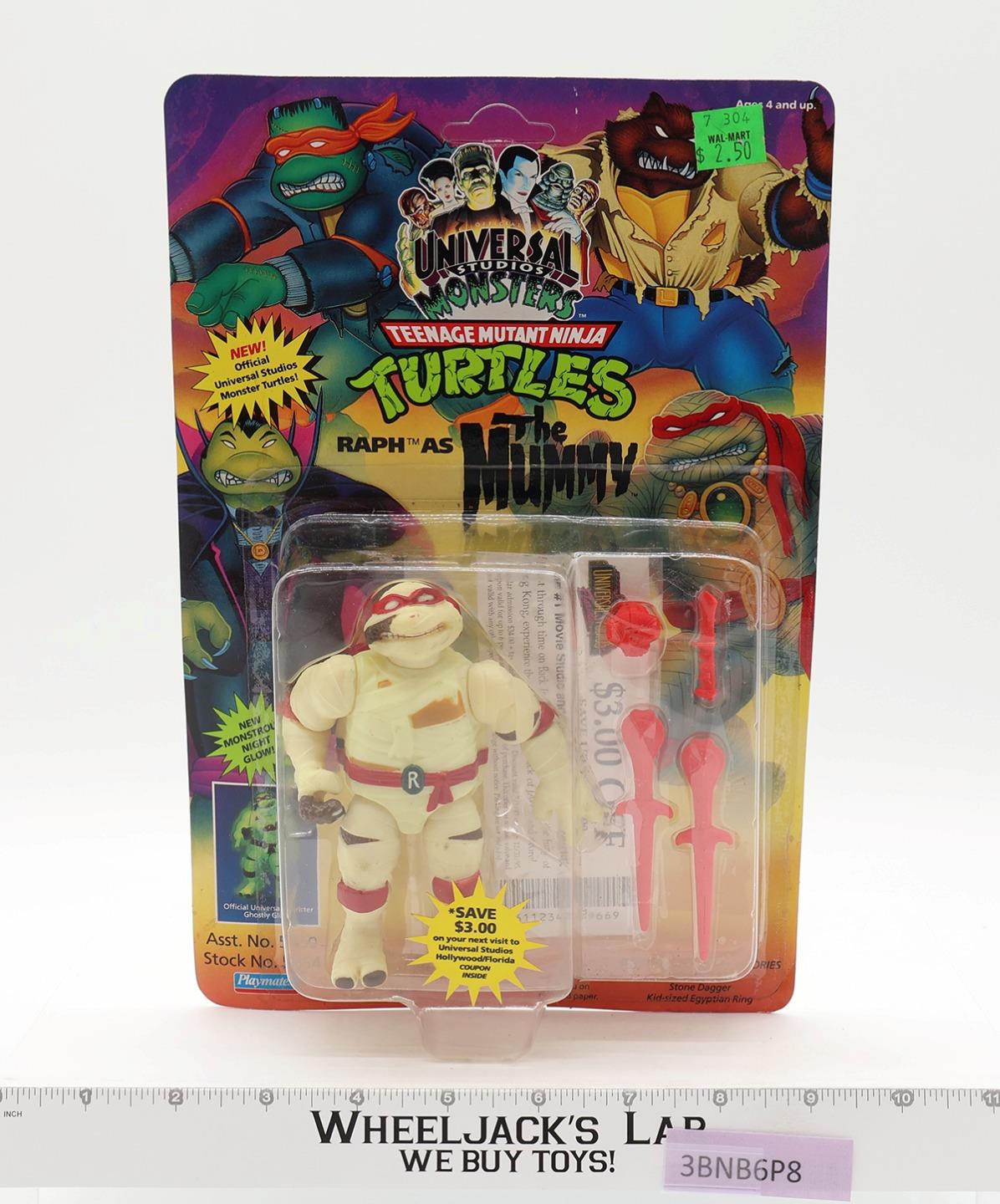 Raph the Mummy 100% Complete W/Card TMNT Universal Monsters 1993 Playmates