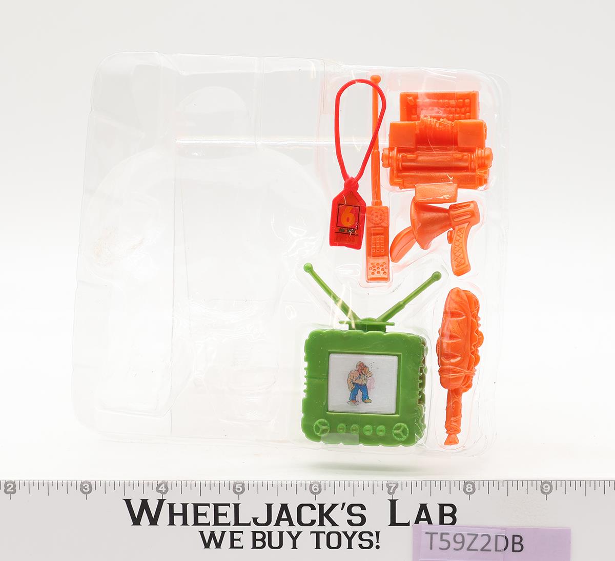 Toon Burne 100% Complete W/ Card TMNT 1993 Playmates Action Figure