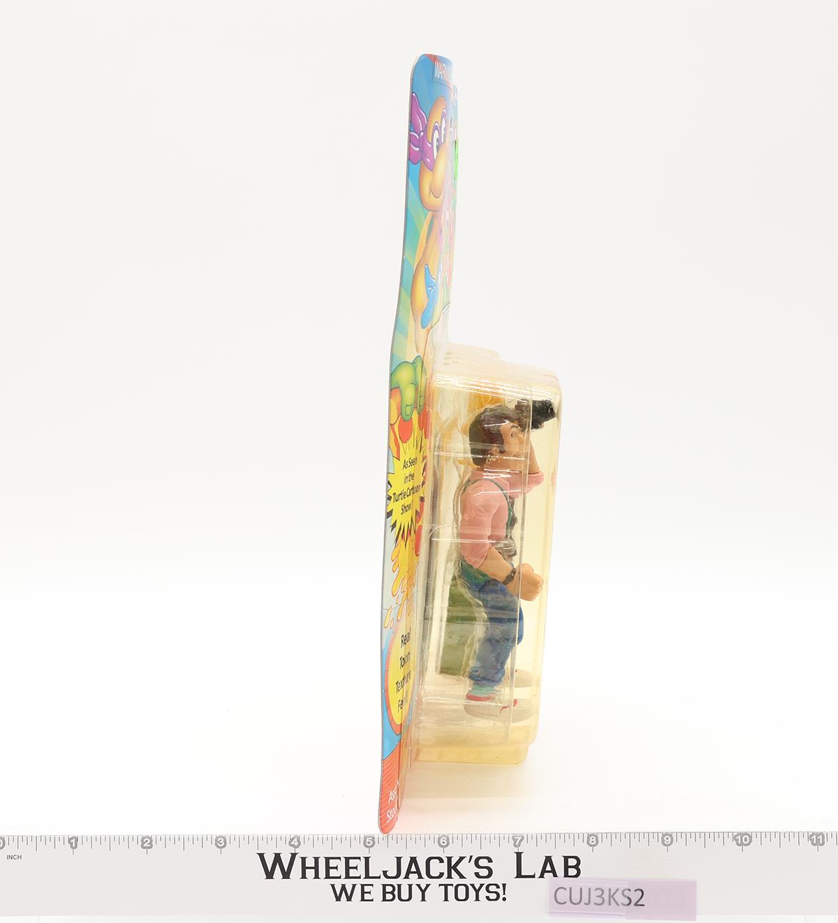 Toon Vernon 100% Complete W/ Card TMNT 1993 Playmates Action Figure