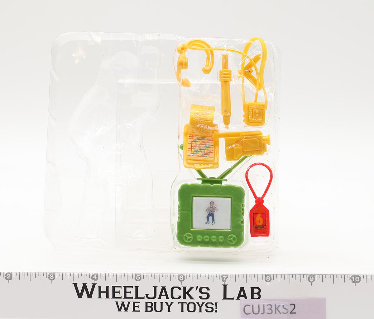 Toon Vernon 100% Complete W/ Card TMNT 1993 Playmates Action Figure